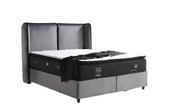 JVmoebel Bett Bett Design Betten Luxus Boxspring Polster Schlafzimmer Möbel günstig online kaufen