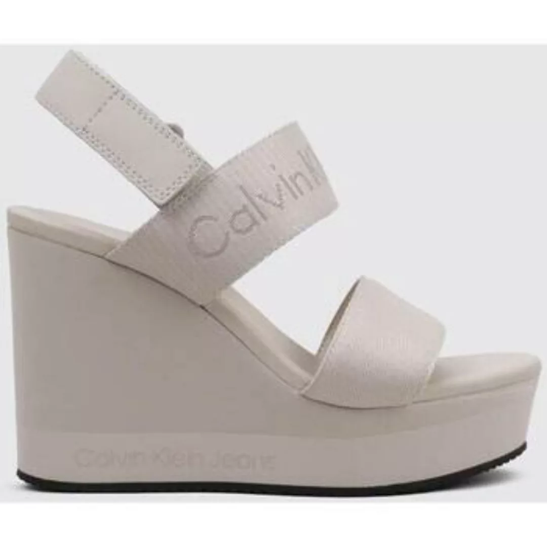 Calvin Klein Jeans  Sandalen WEDGE SANDAL WEBBING IN MR günstig online kaufen
