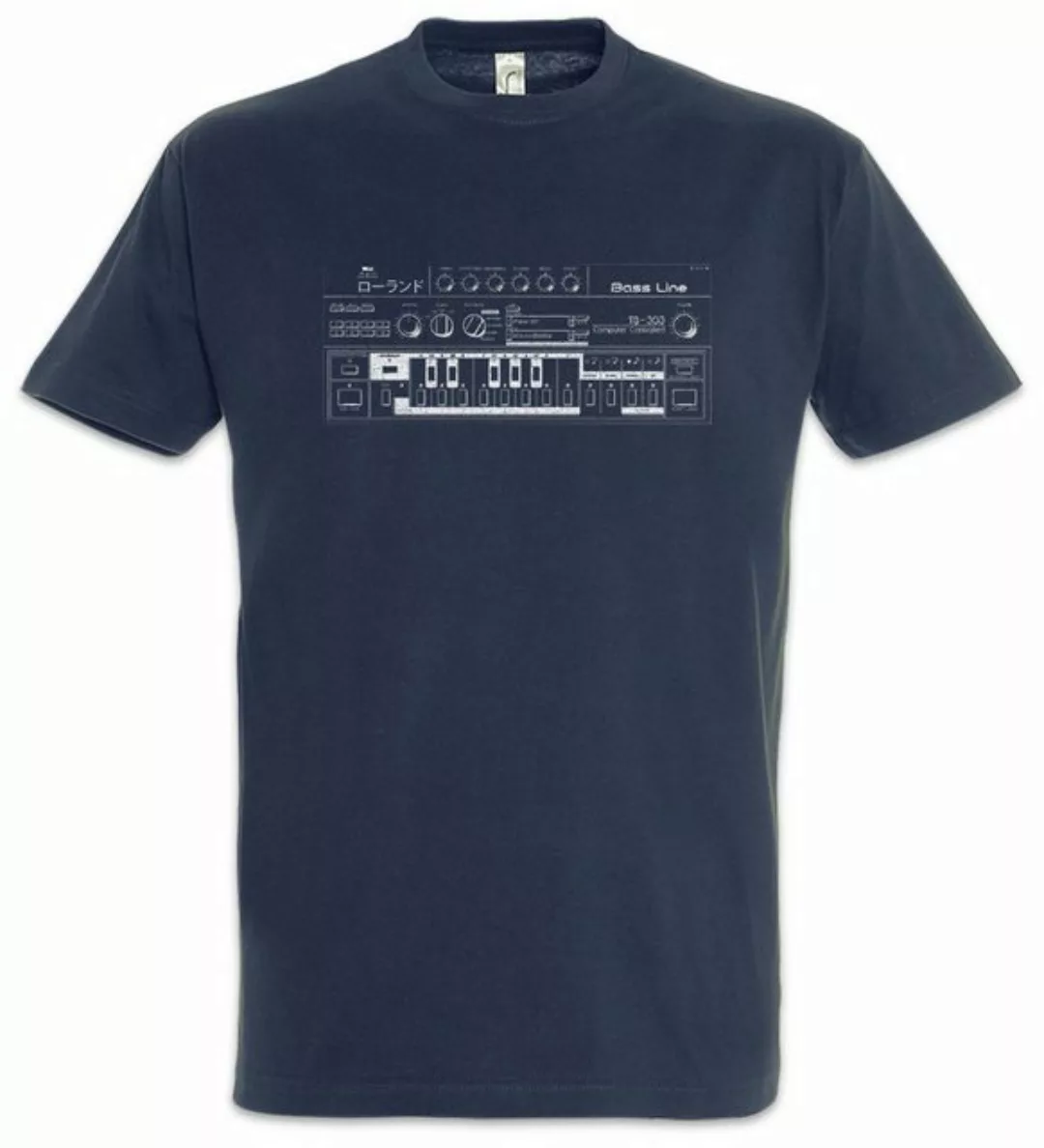 Urban Backwoods Print-Shirt Synthesizer 303 Herren T-Shirt Acid Techno Elec günstig online kaufen