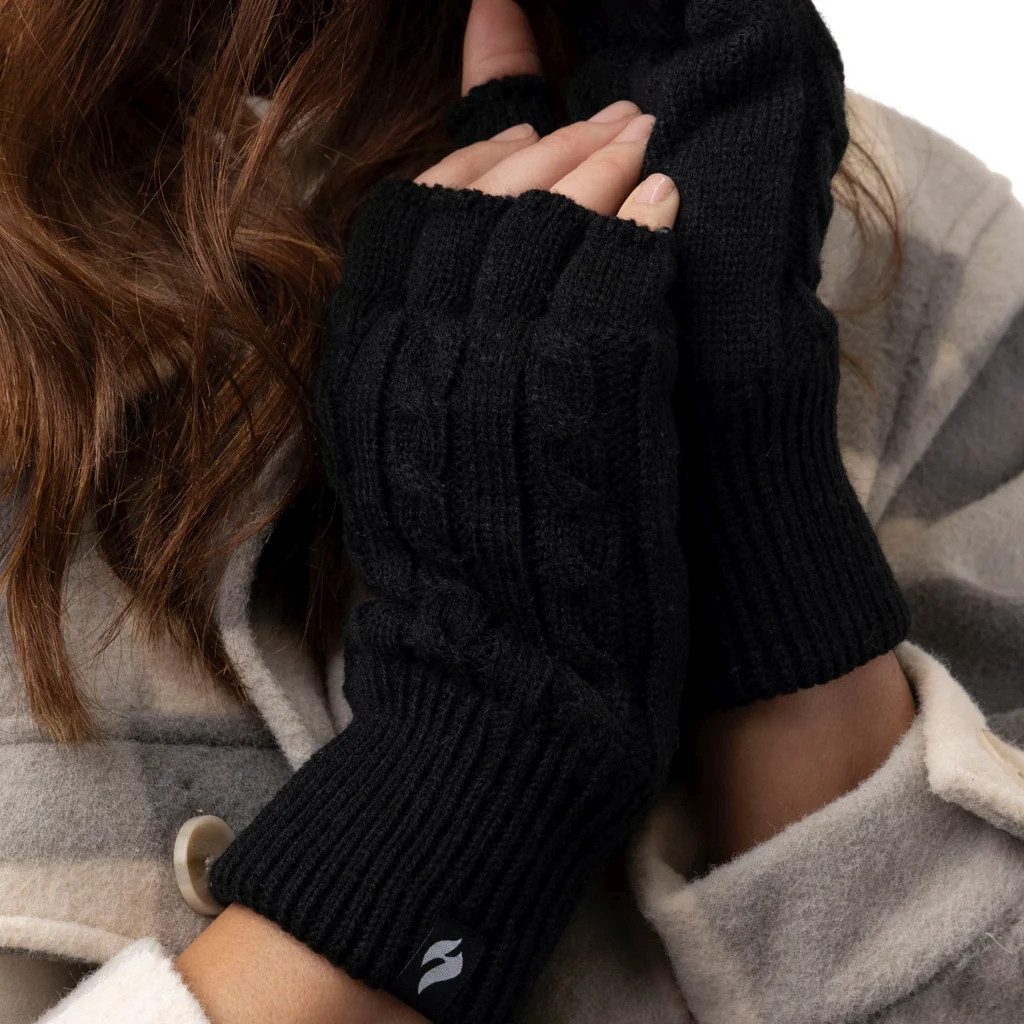 Heat Holders Strickhandschuhe Fingerlose Damen-Handschuhe mit günstig online kaufen