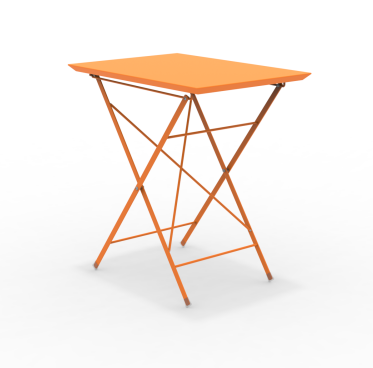 STEP - Faltbarer Gartentisch 70x50 cm orange günstig online kaufen