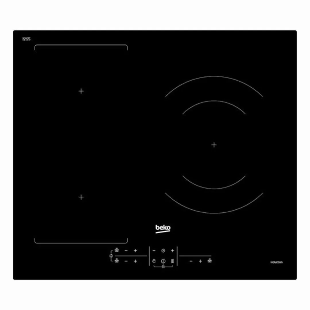 Induktionskochfeld Beko Hii63201fmt 60 Cm (3 Kochbereiche) günstig online kaufen