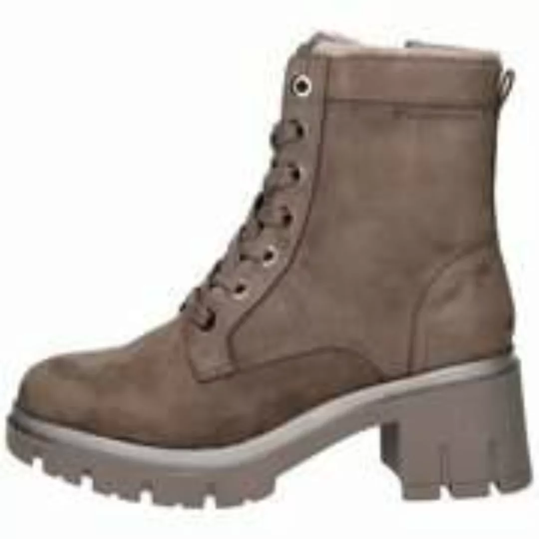 Tom Tailor Schnür Boots Damen beige günstig online kaufen