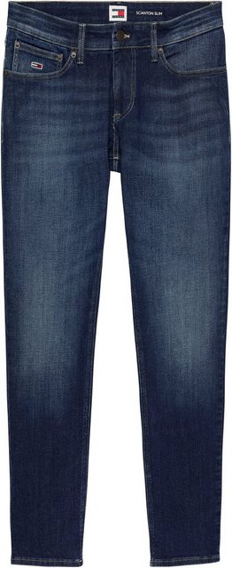 Tommy Jeans Plus Slim-fit-Jeans SCANTON PLUS mit Ledermarkenlabel günstig online kaufen