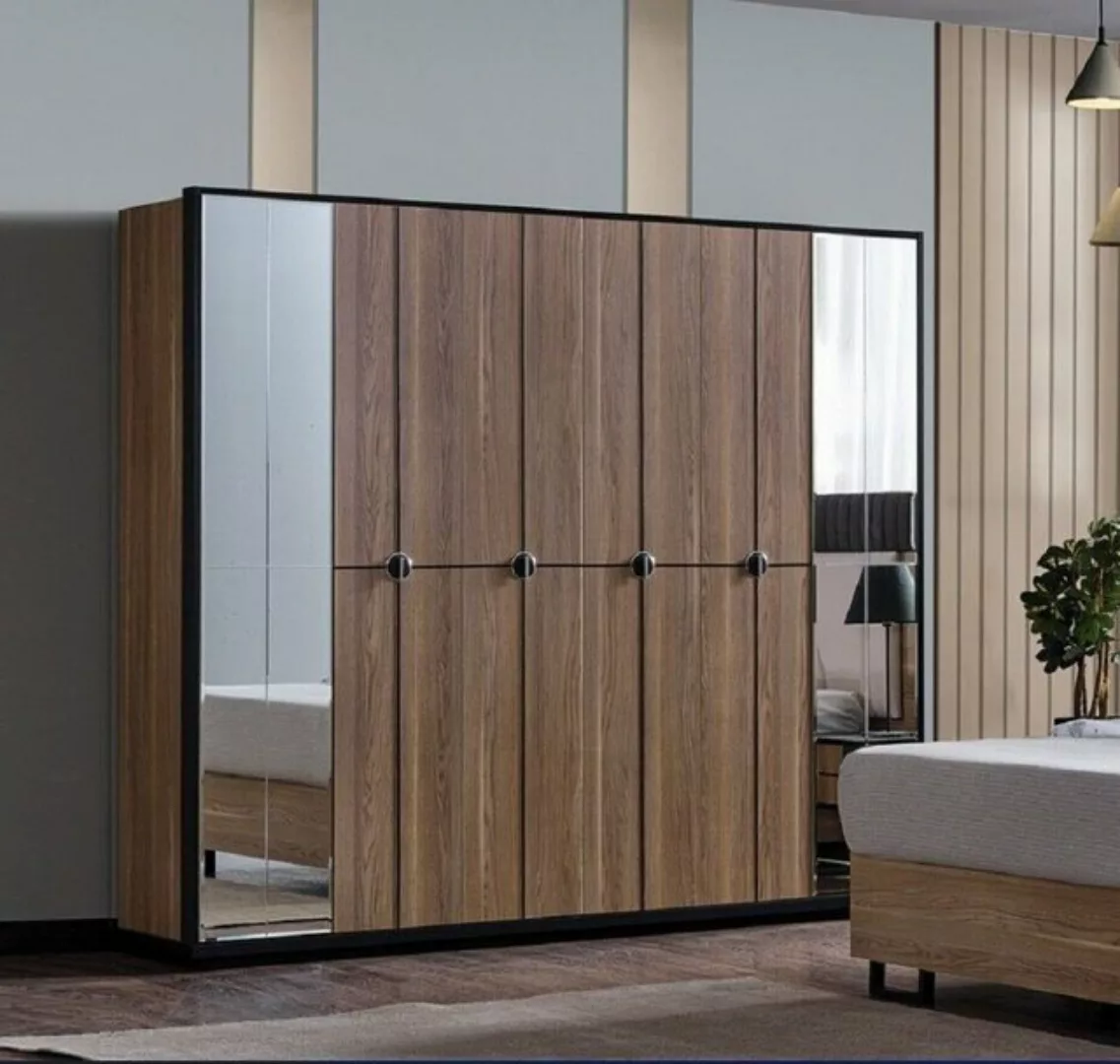 JVmoebel Kleiderschrank Kleiderschrank Schränke Schrank Design Holz 246 cm günstig online kaufen