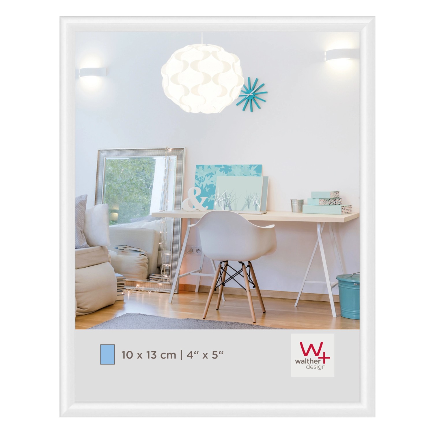 walther design New Lifestyle Kunststoff Bilderrahmen 10x13 cm KV113W günstig online kaufen