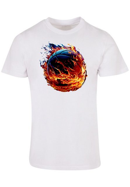 F4NT4STIC T-Shirt Basketball On Fire Sport UNISEX Print günstig online kaufen