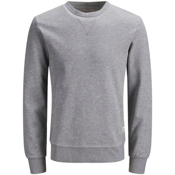 Jack & Jones  Sweatshirt 12181903 CREW NECK-LIGHT GREY MELANGE günstig online kaufen