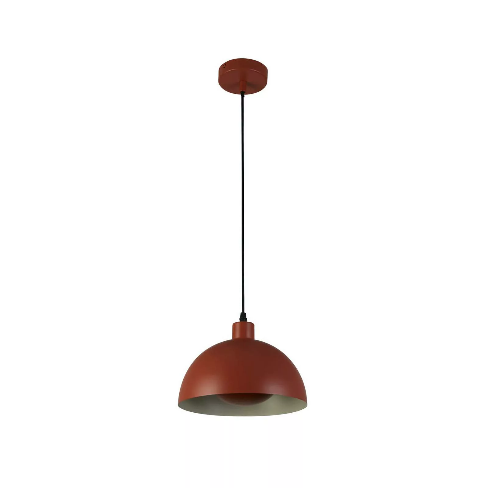 Hängeleuchte Mars, dunkel-orange, Ø 25 cm, Stahl günstig online kaufen