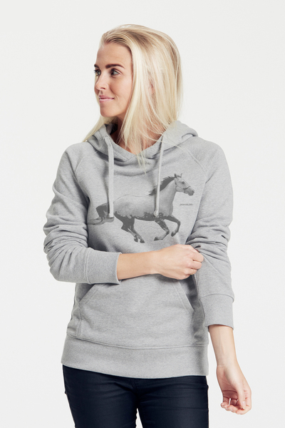 Bio-damen-kapuzensweater Horsepower günstig online kaufen