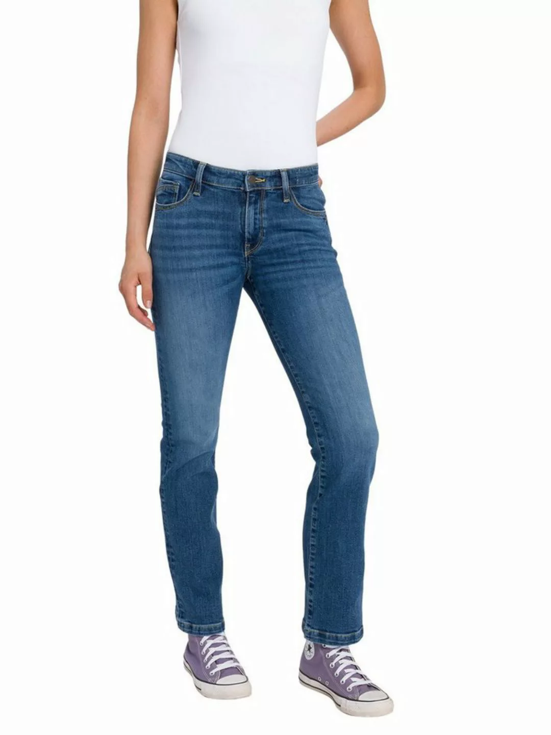 Cross Jeans Damen Jeans LAUREN - Bootcut - Blau - Blue Used günstig online kaufen