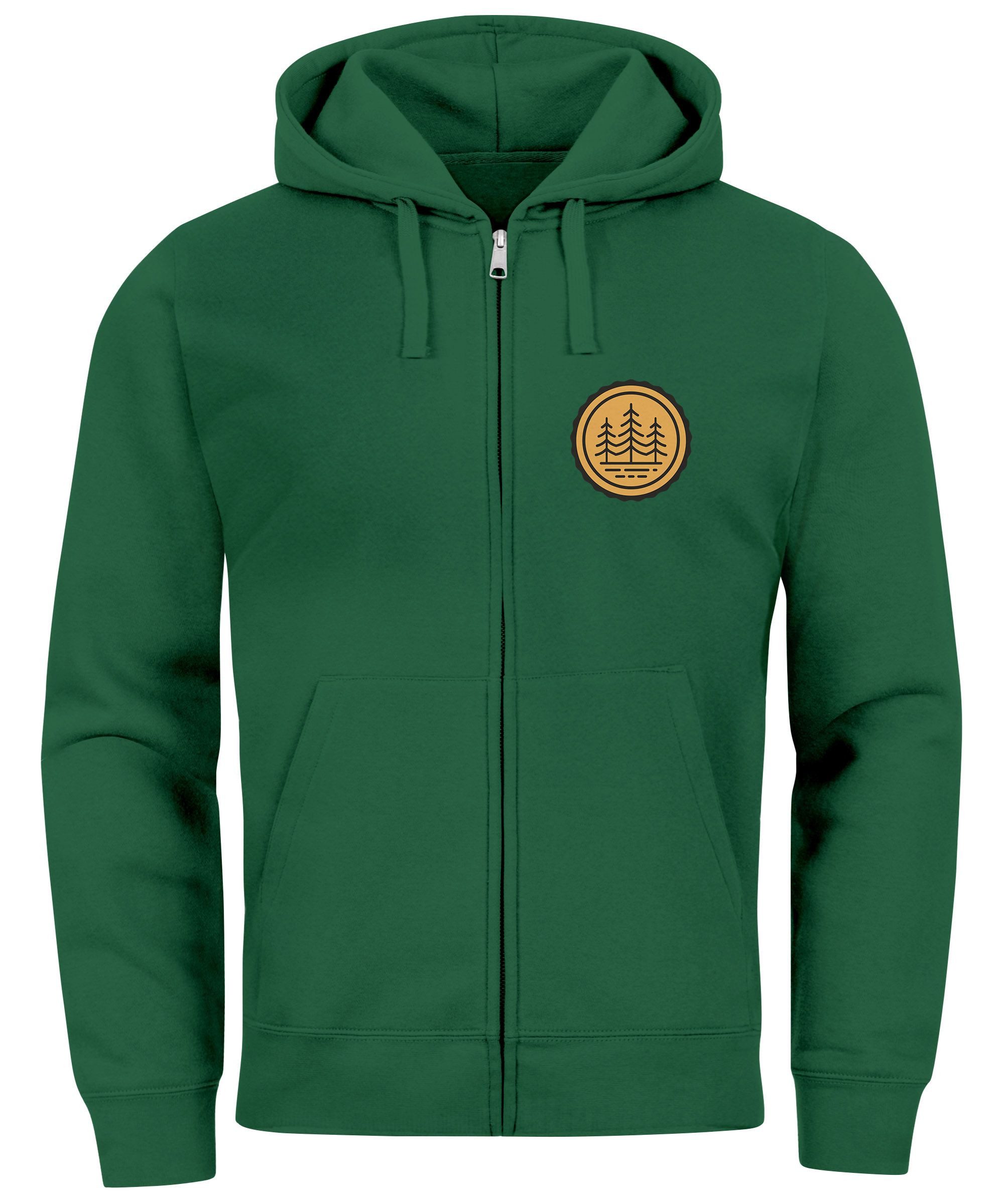 Neverless Sweatjacke Zip Hoodie Herren Outdoor günstig online kaufen