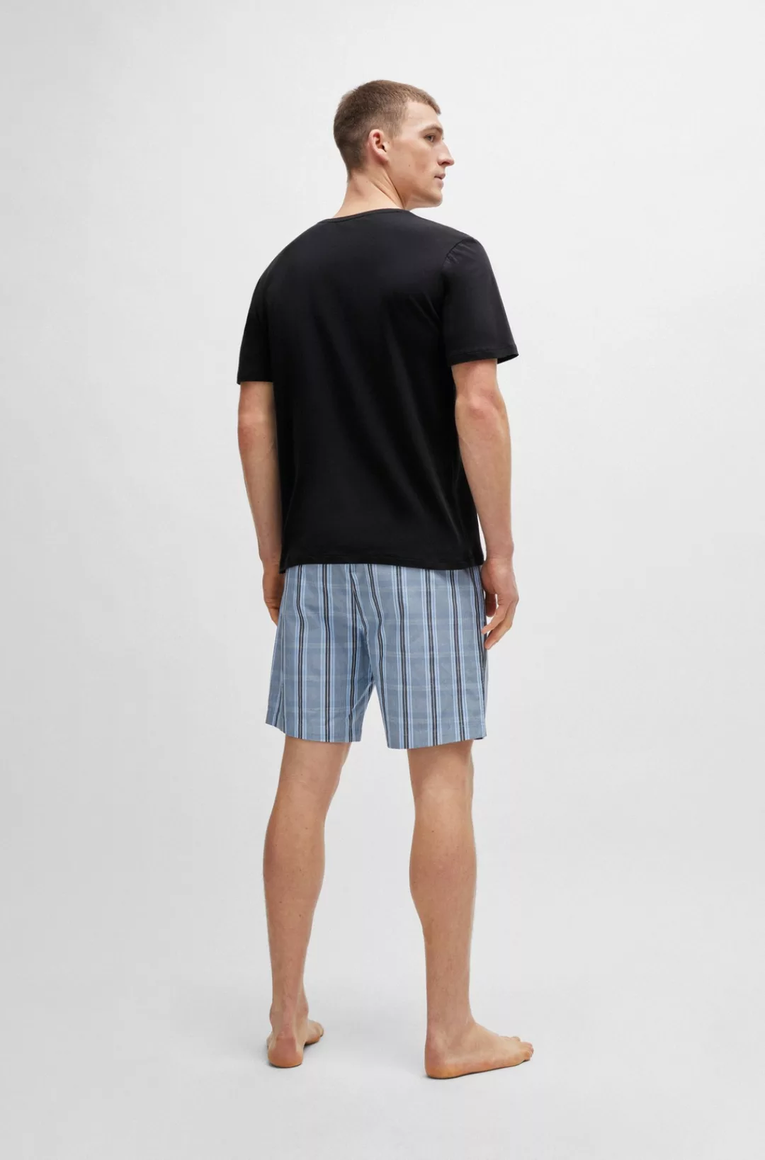 BOSS Pyjama "Urban Short Set", (Set, 2 tlg., 2er), mit BOSS Logobund günstig online kaufen