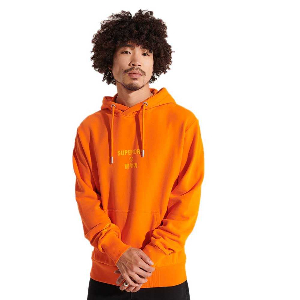 Superdry Code Corporate Logo Kapuzenpullover L Denver Orange günstig online kaufen