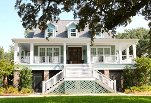 Papermoon Fototapete »ARCHITEKTUR-STRAND FRONTHAUS BILOXI GOLF VON MEXIKO« günstig online kaufen