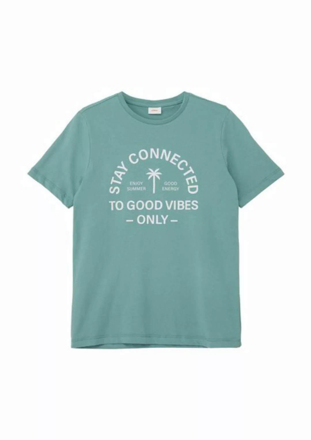 s.Oliver Junior T-Shirt mit Letter-Print günstig online kaufen