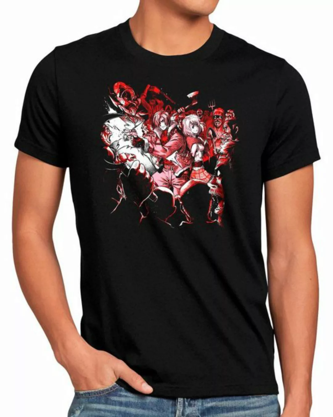 style3 Print-Shirt Herren T-Shirt Survive evil resident umbrella corp virus günstig online kaufen