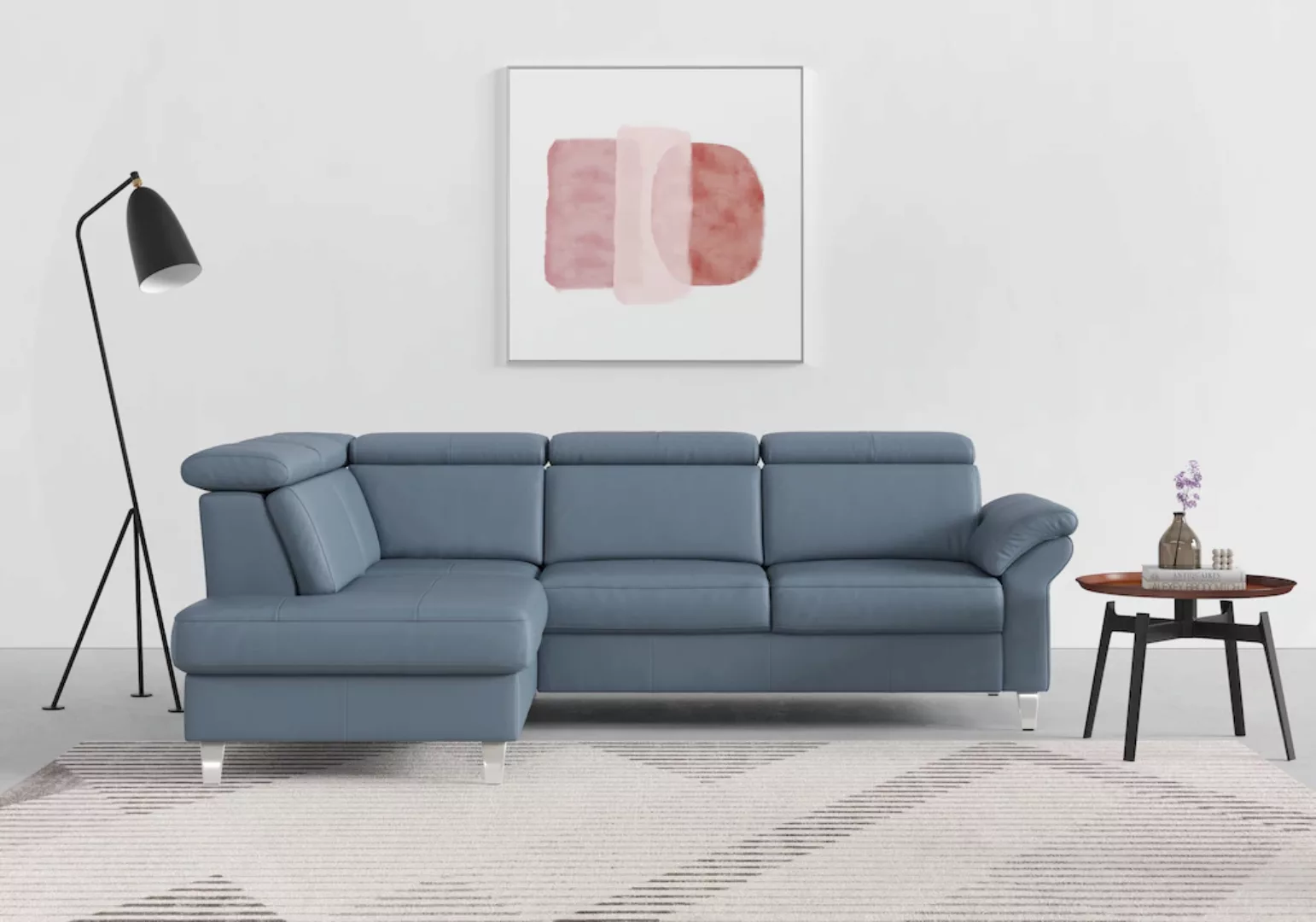 sit&more Ecksofa, inklusive Kopfteilverstellung, wahlweise mit Bettfunktion günstig online kaufen