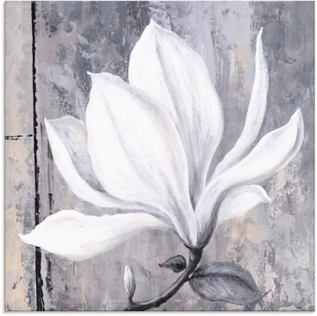 Artland Glasbild »Klassische Magnolie«, Blumen, (1 St.) günstig online kaufen