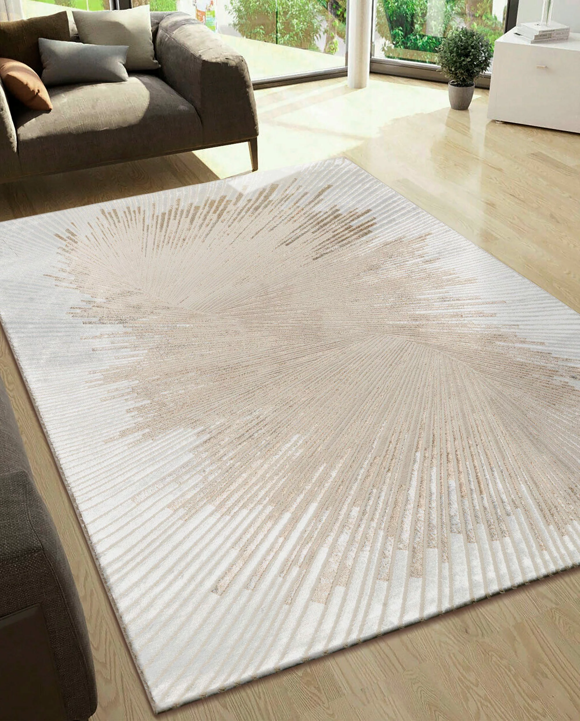 my home Teppich Elora Kurzflor, rechteckig, günstig online kaufen