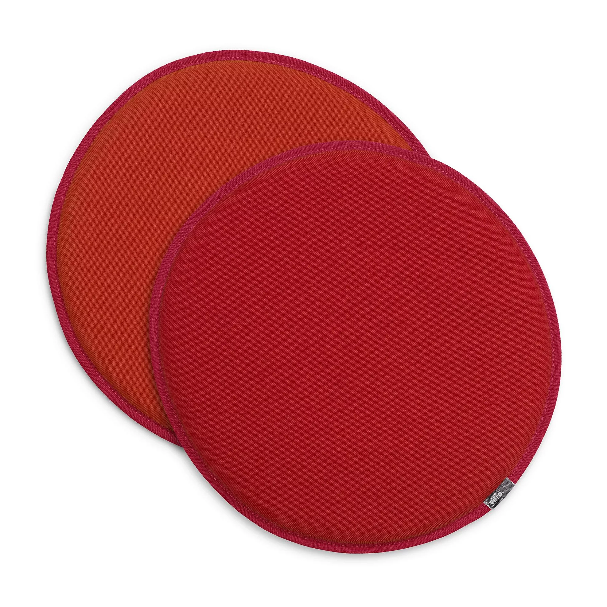 Vitra - Vitra Seat Dots Sitzkissen Ø38cm - rot-poppy red rot/orange/Ø 38cm/ günstig online kaufen
