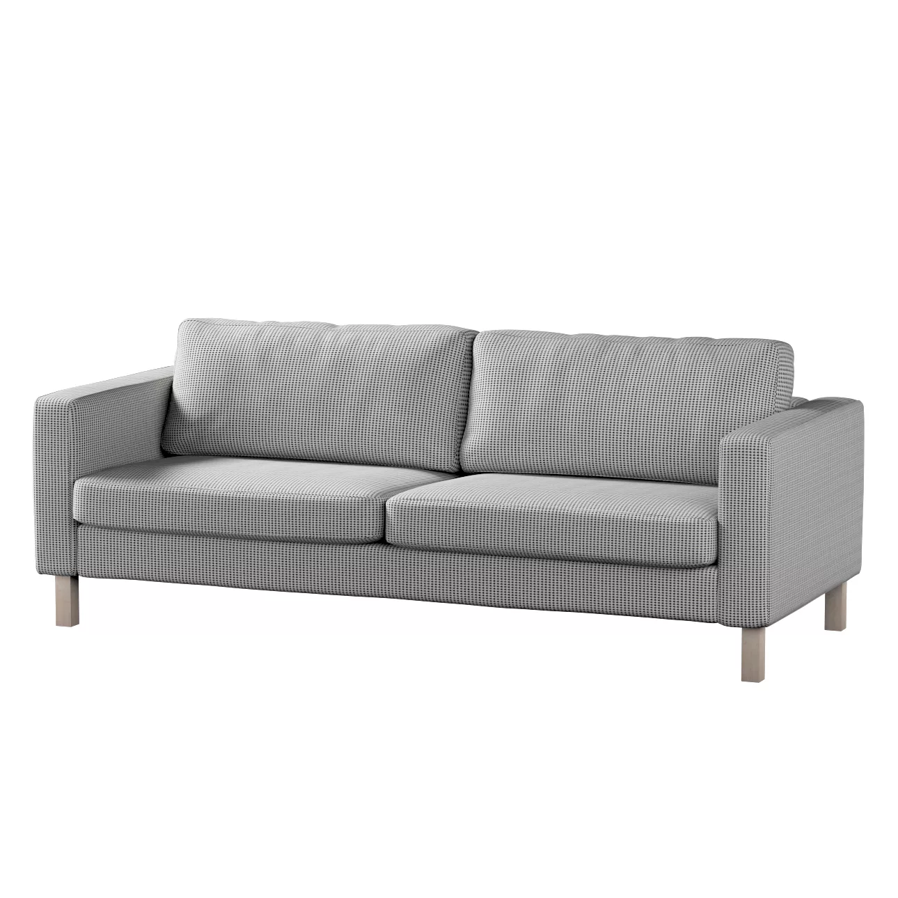 Bezug für Karlstad Schlafsofa, schwarz-beige, Bezug für Karlstad 3-Sitzer a günstig online kaufen