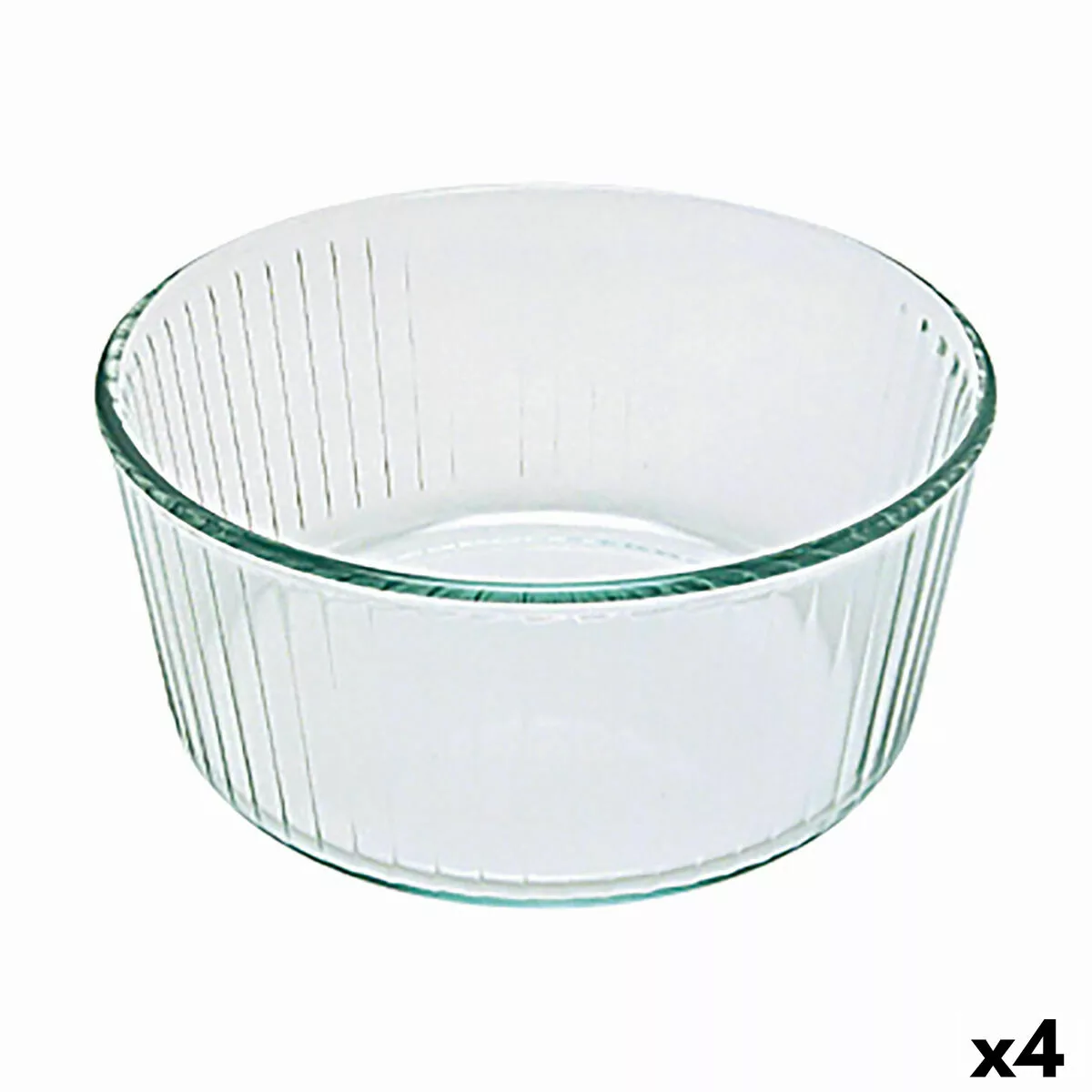 Backform Pyrex Classic Soufflé 21 X 21 X 10 Cm Durchsichtig Glas (4 Stück) günstig online kaufen