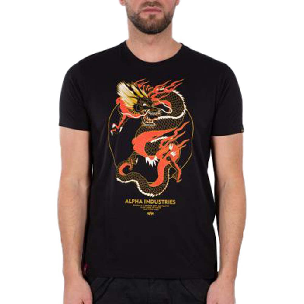 Alpha Industries Heritage Dragon T-shirt 2XL Black günstig online kaufen