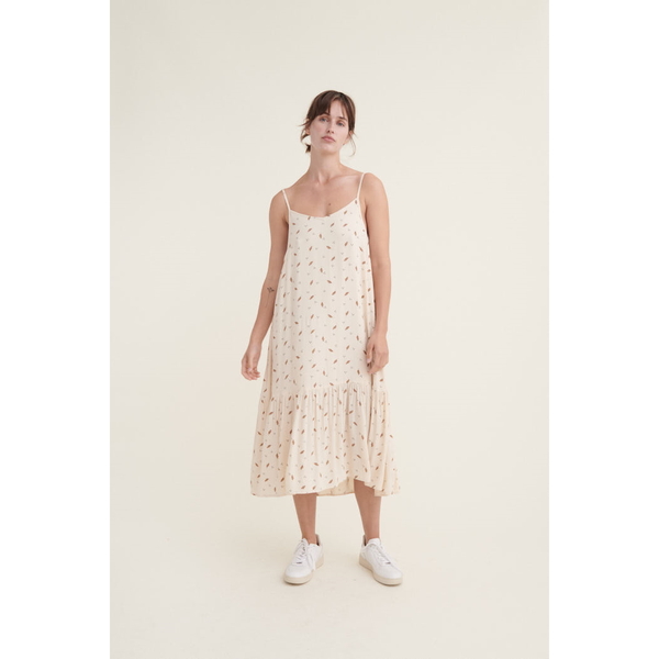 Kleid Nedel Mit Feinem Blätterprint günstig online kaufen