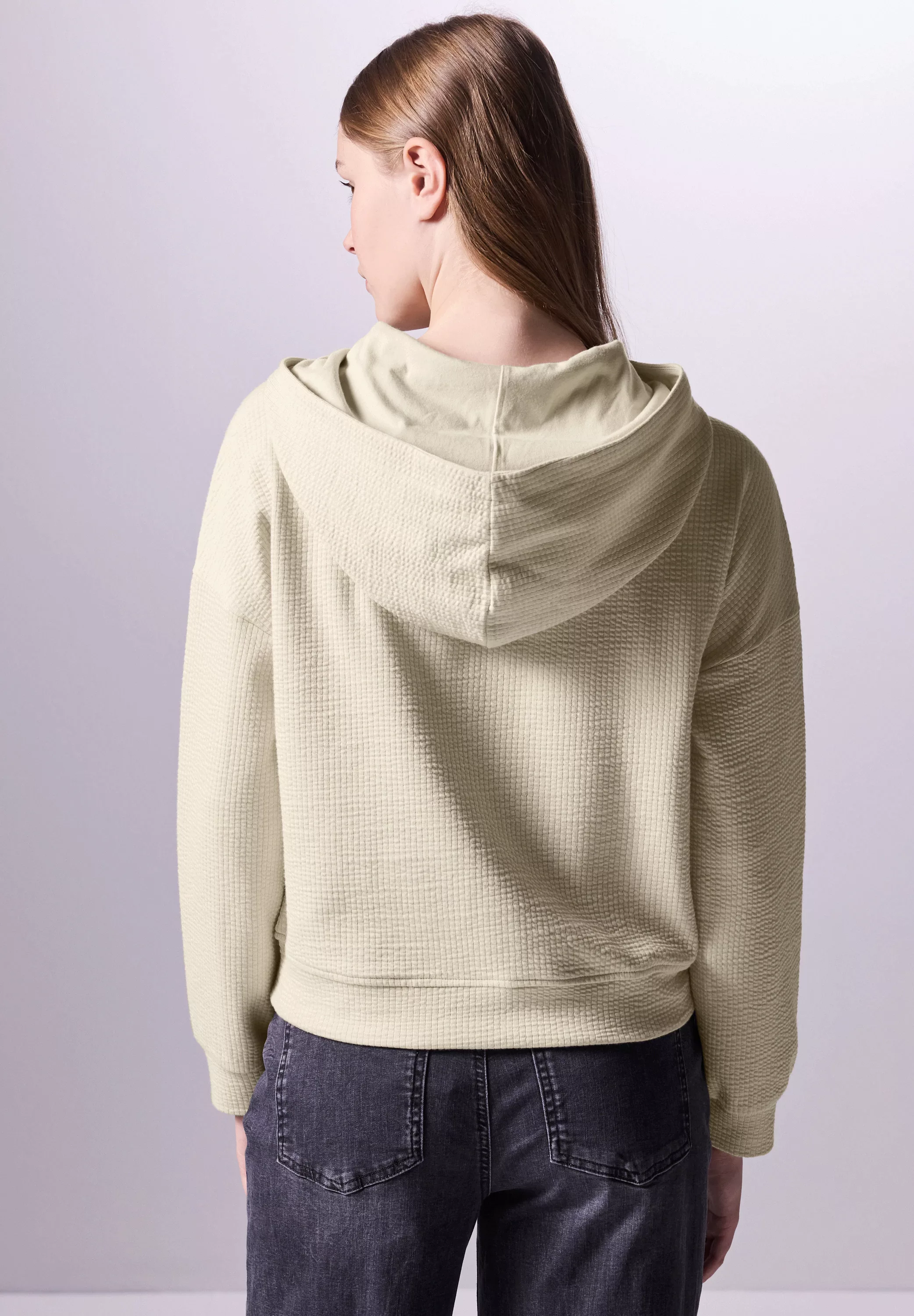 STREET ONE STUDIO Cardigan, aus Baumwolle mit Stretchanteil günstig online kaufen