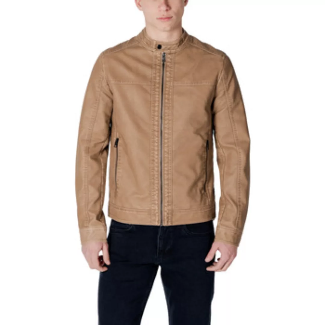 Jack & Jones Lederimitatjacke JJEWARNER WASHED PU JACKET NOOS mit Bandkrage günstig online kaufen