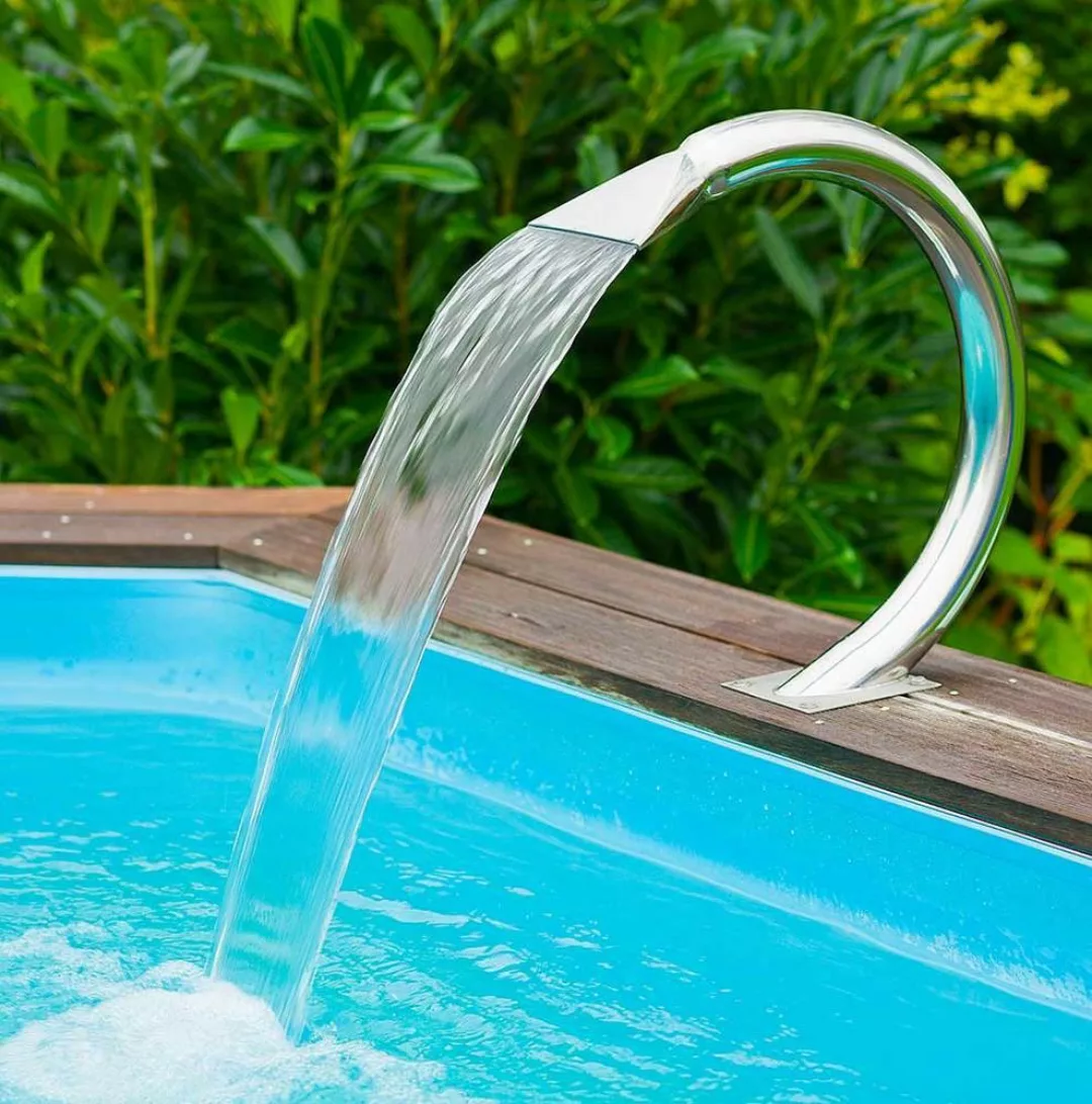 Ubbink Mamba Shower Pool Wasserfall Schwalldusche Edelstahl günstig online kaufen