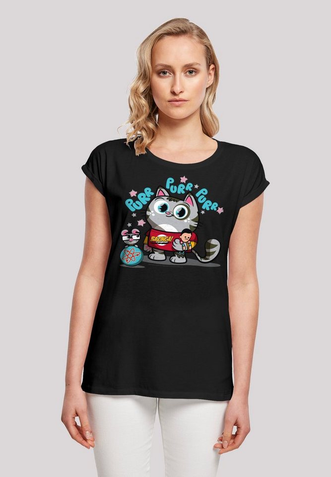 F4NT4STIC T-Shirt "Big Bang Theory Bazinga Kitty", Damen,Premium Merch,Regu günstig online kaufen