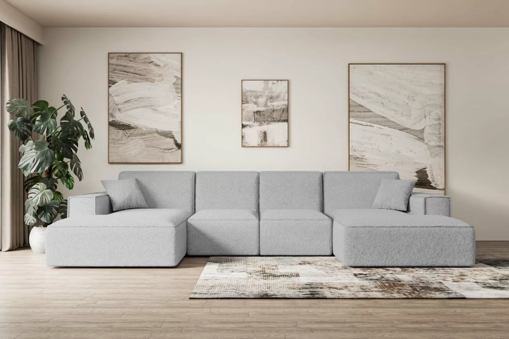 ALTDECOR Wohnlandschaft SIERRA-U, Sofa Praktische Bequeme Funktionsecke Cou günstig online kaufen