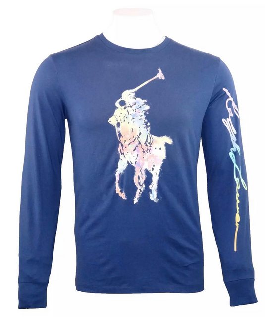 Polo Ralph Lauren Longsleeve Sweatshirt Großes Pony-Logo Custom Slim Fit Ei günstig online kaufen