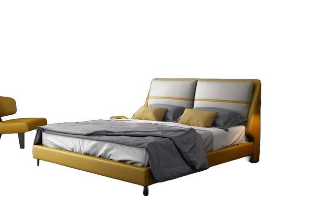 JVmoebel Bett, Luxus Schlafzimmer Bett Polster Design Luxus Doppel Hotel Be günstig online kaufen