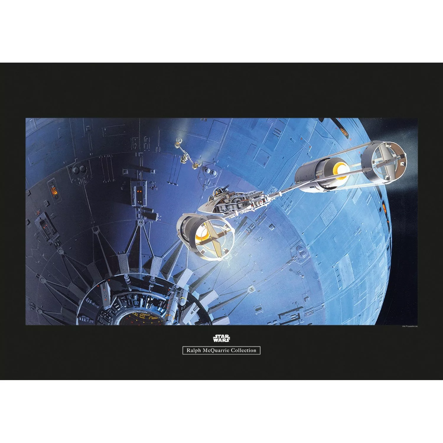 Komar Poster "Star Wars Classic RMQ Death Star Attack", Star Wars, (1 St.) günstig online kaufen