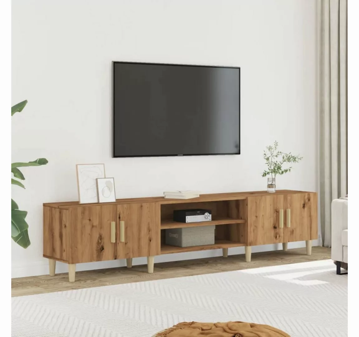 vidaXL Schrankmodule TV-Schrank Artisan-Eiche 180x31,5x40 cm Holzwerkstoff günstig online kaufen