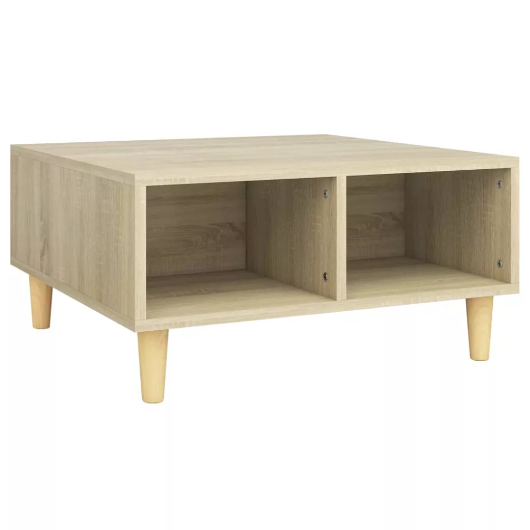 Couchtisch Sonoma-eiche 60x60x30 Cm Spanplatte günstig online kaufen