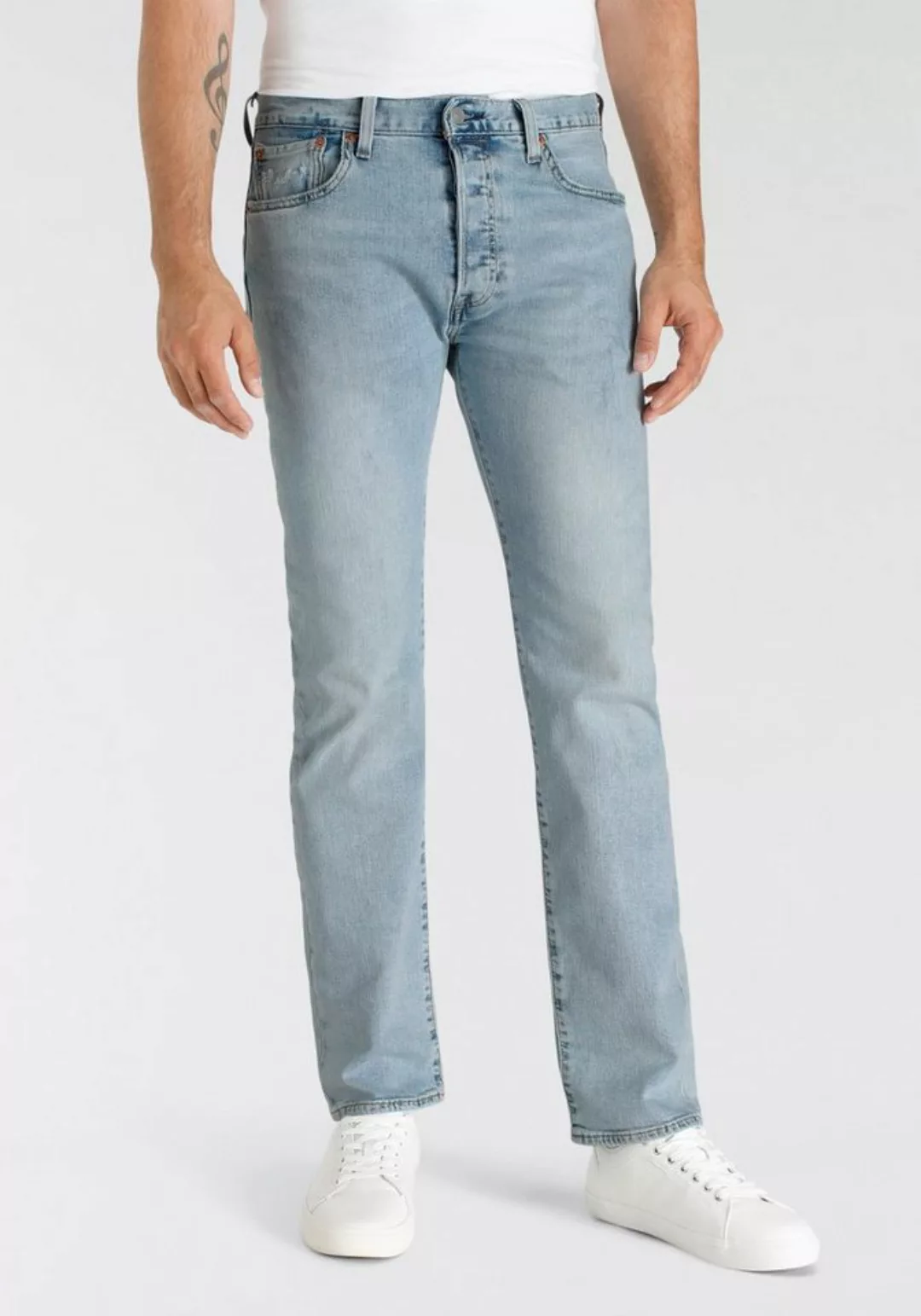 Levi's® Straight-Jeans 501 LEVI'S ORIGINAL mit Markenlabel günstig online kaufen