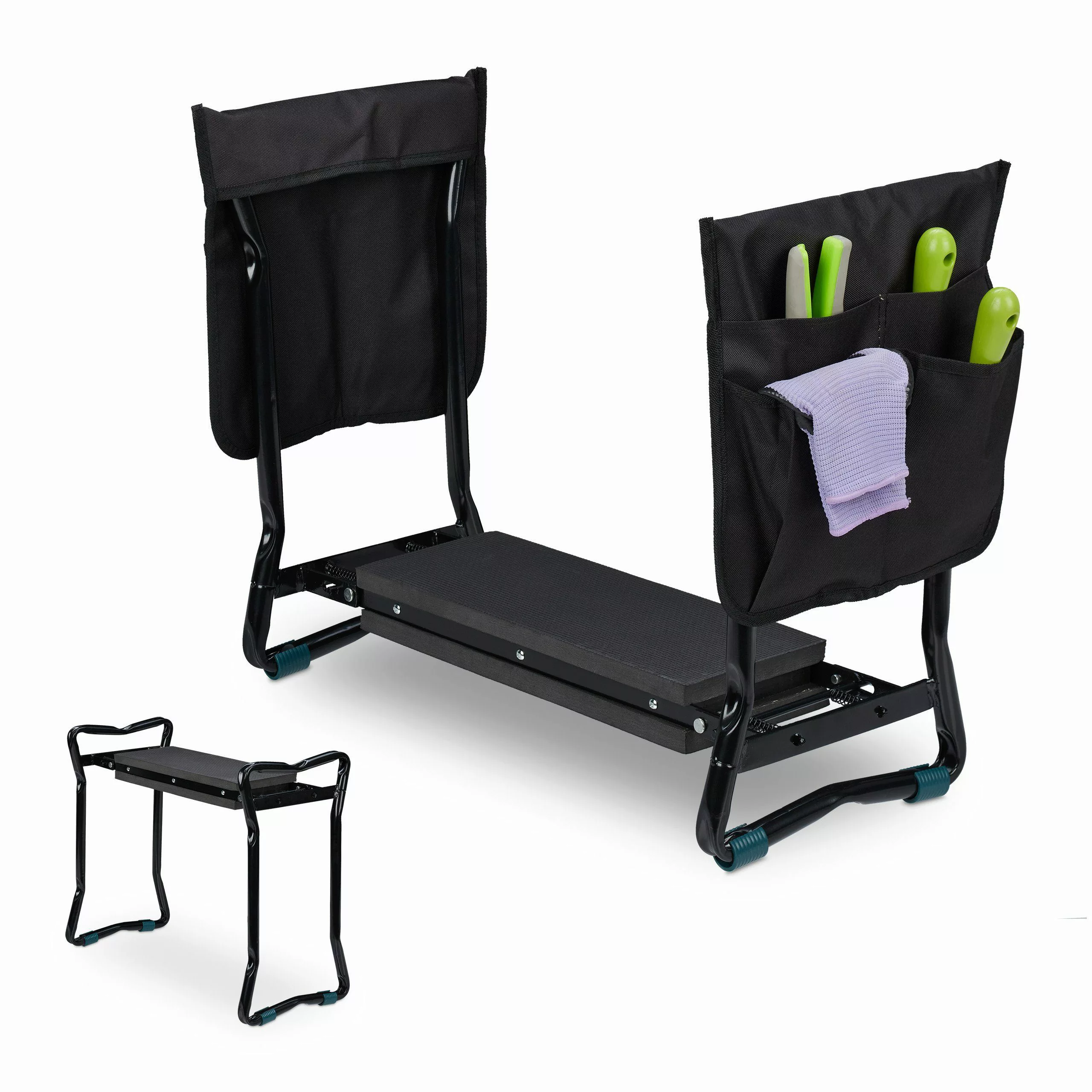 relaxdays Arbeitshocker Kniebank für Gartenarbeit günstig online kaufen