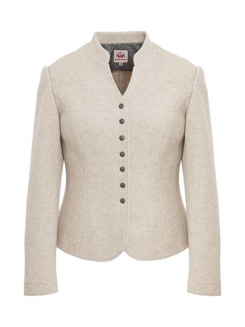 Spieth & Wensky Trachtenjacke Walkjanker Damen - DISTANZ - creme melange, e günstig online kaufen