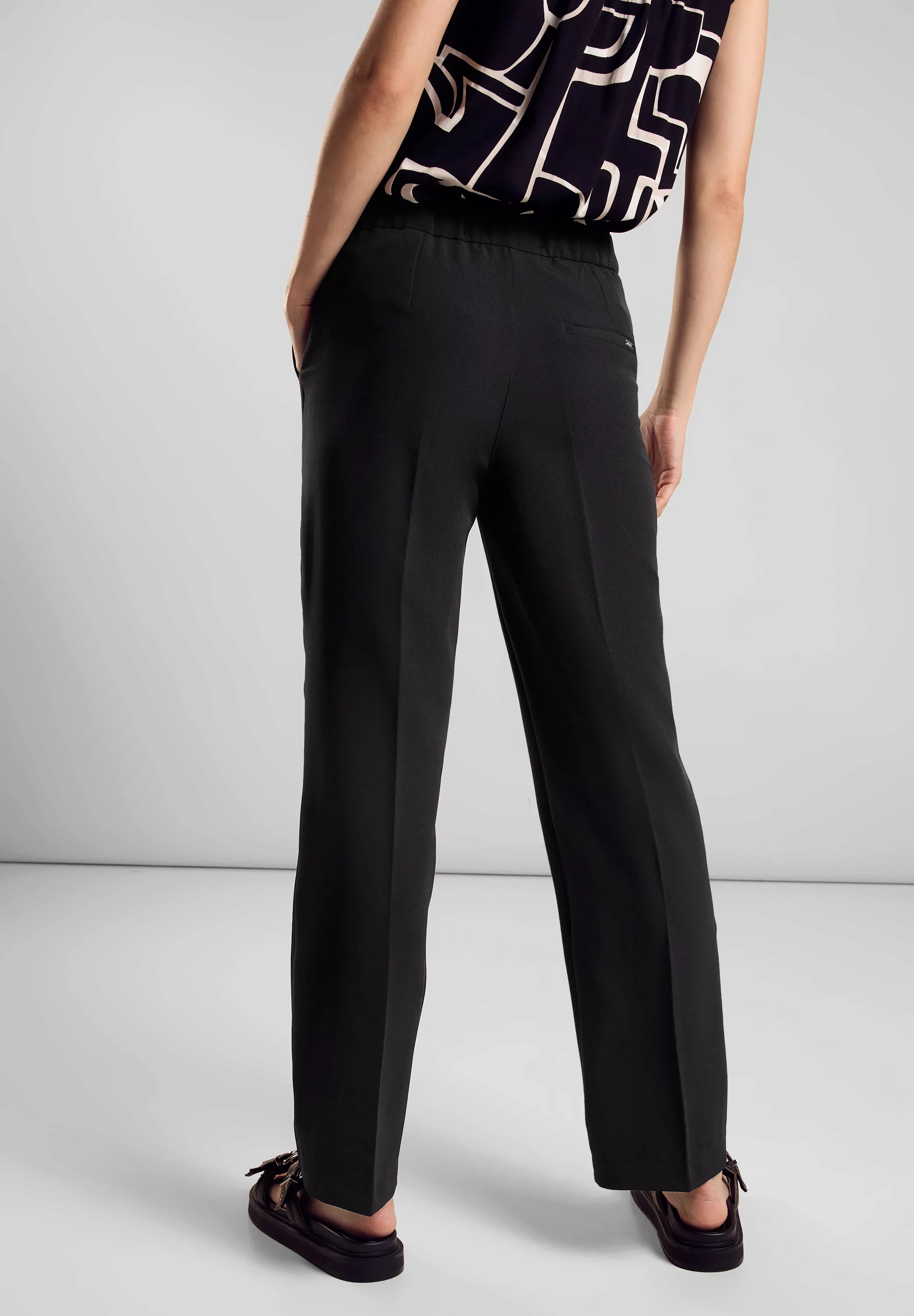 STREET ONE Stoffhose, High Waist günstig online kaufen