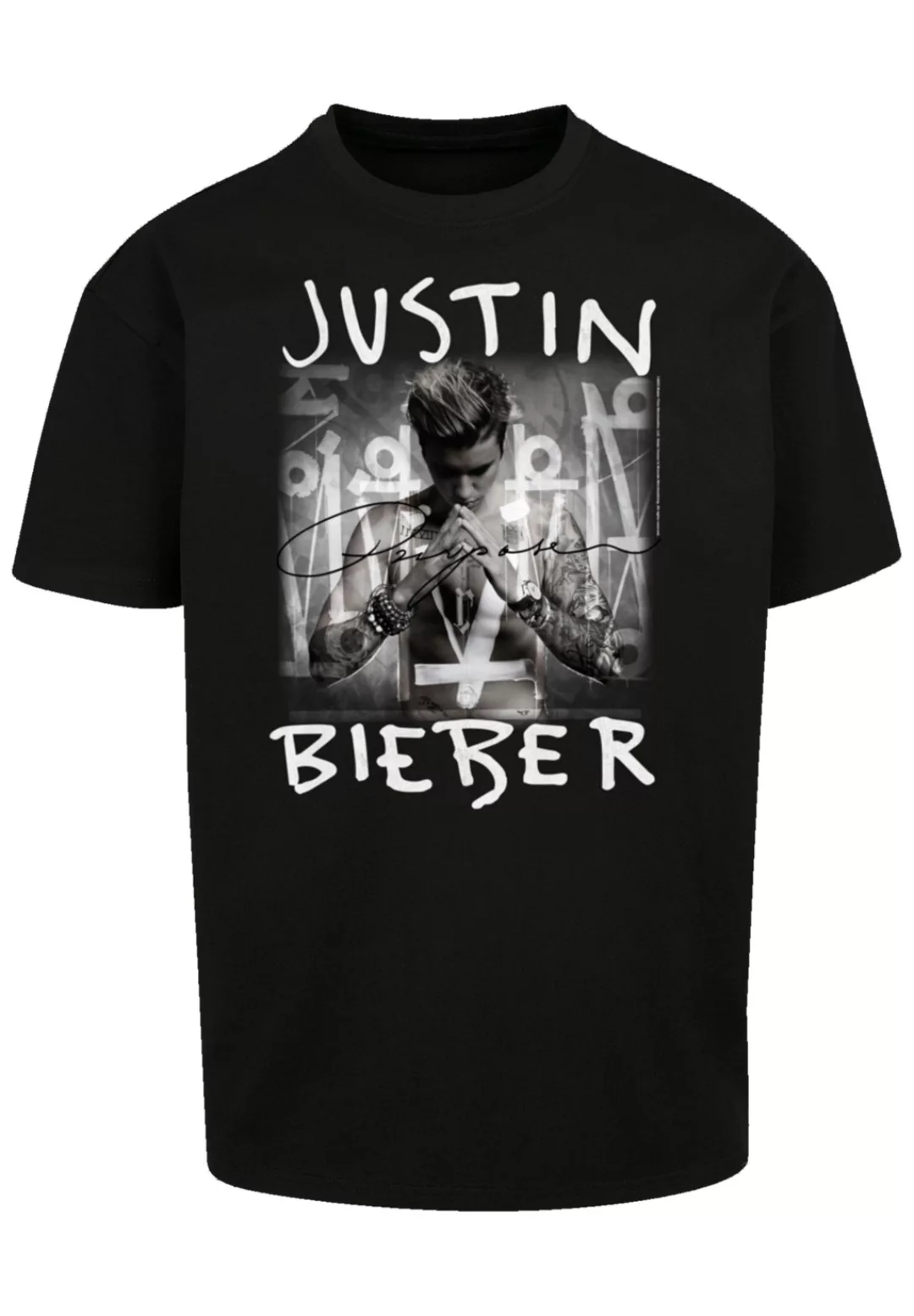 F4NT4STIC T-Shirt "Justin Bieber Purpose Album Cover", Premium Qualität, Mu günstig online kaufen