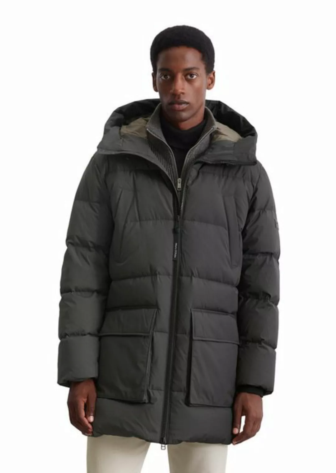 Marc O'Polo Winterjacke mit Kapuze und vielen Details günstig online kaufen