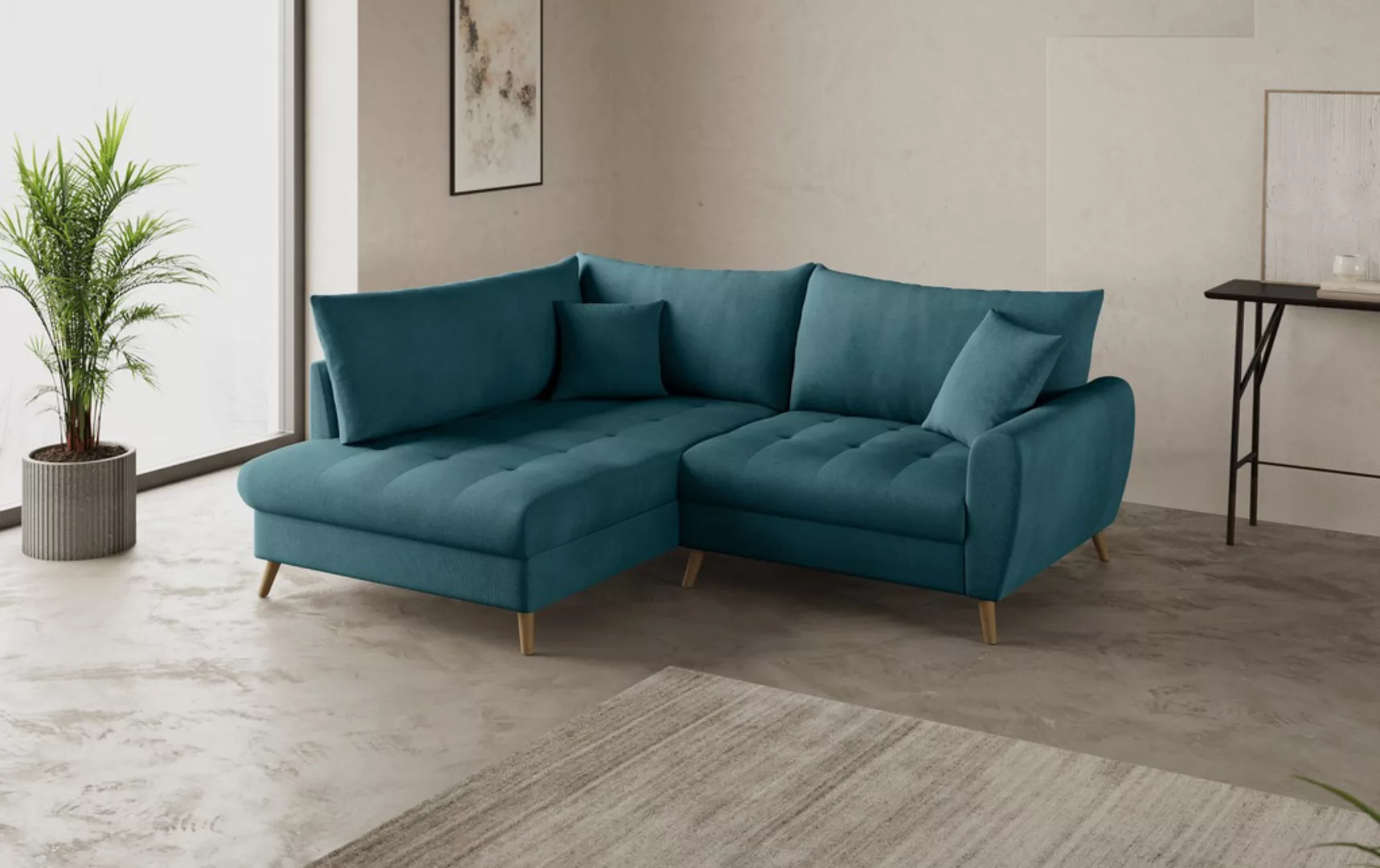 Mr. Couch Ecksofa »Blackburn II L-Form«, Wahlweise mit Kaltschaumpolsterung günstig online kaufen