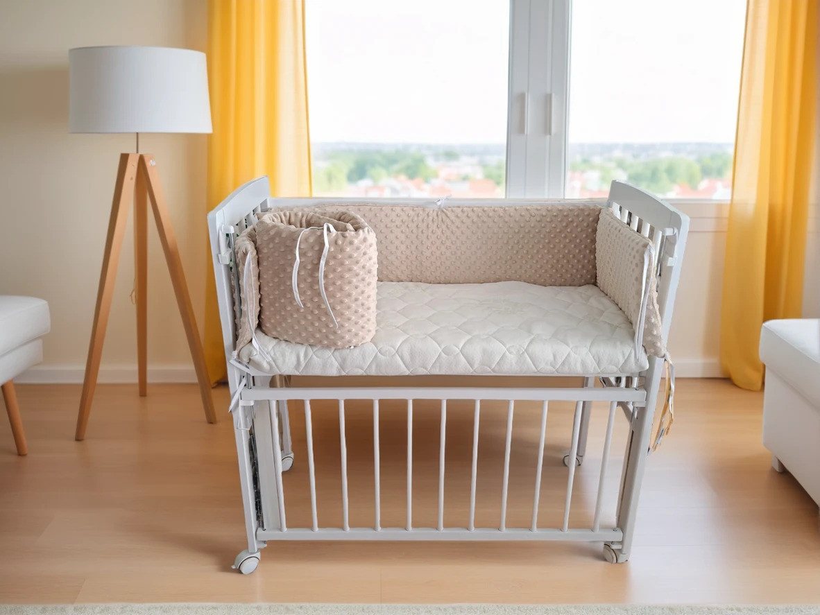 Babyhafen Beistellbett Baby Stubenwagen Zustellbett 90x40 mit Matratze und günstig online kaufen