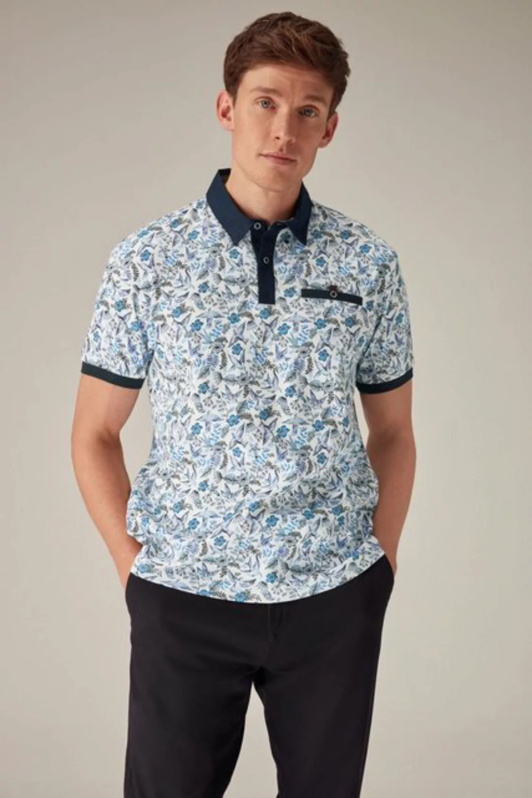 Next Poloshirt Bedrucktes Polo-Shirt (1-tlg) günstig online kaufen