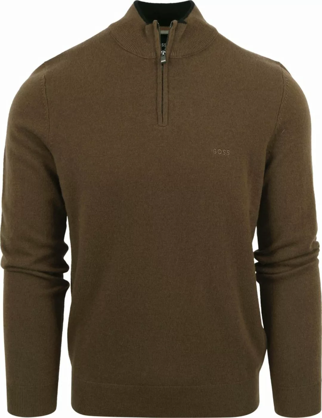 BOSS Marlo Half Zip Pullover Dunkelgrün - Größe M günstig online kaufen