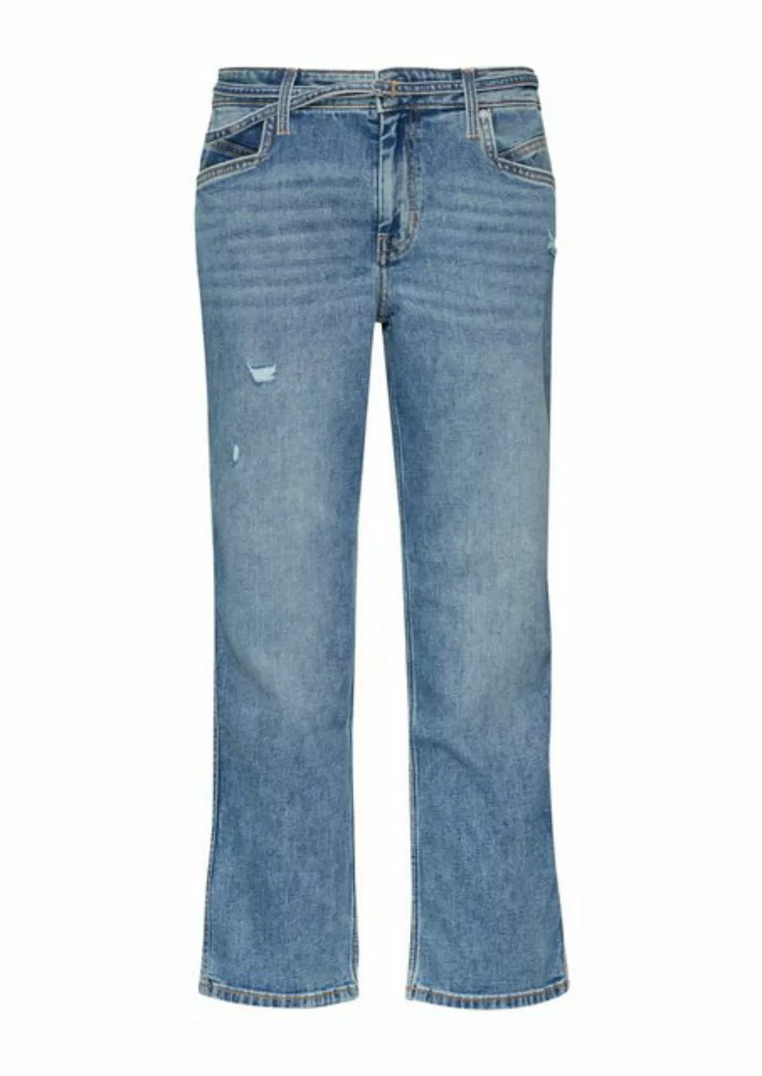 s.Oliver 7/8-Jeans Cropped Jeans Karolin / Regular Fit / Mid Rise / Straigh günstig online kaufen